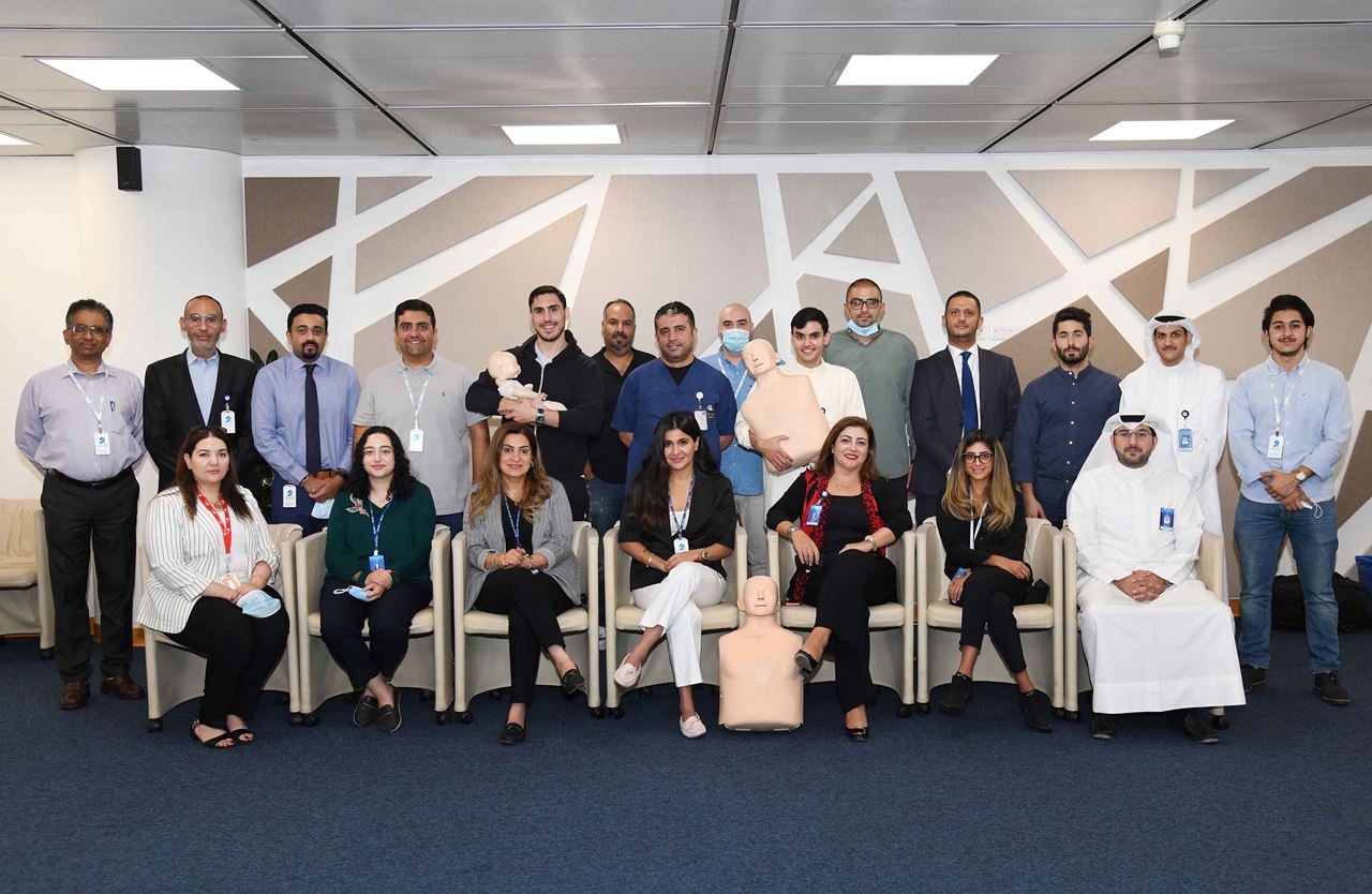 Burgan Bank Organizes a CPR Training for its Employees in Collaboration with Dar Al Shifa Hospital