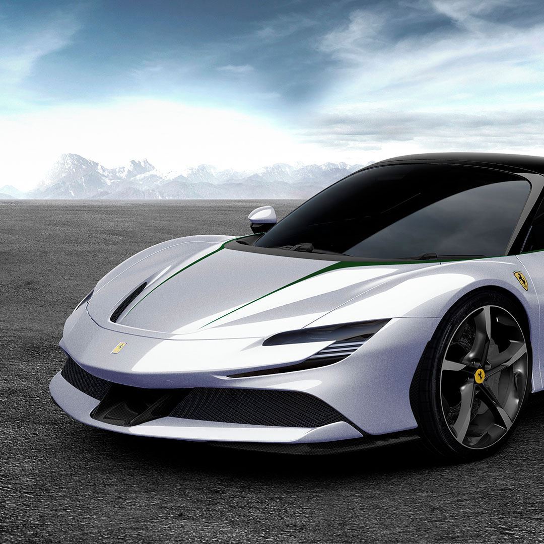 Bianco Courmayeur ... Fourth configuration dedicated to 10th anniversary of Ferrari Cavalcade