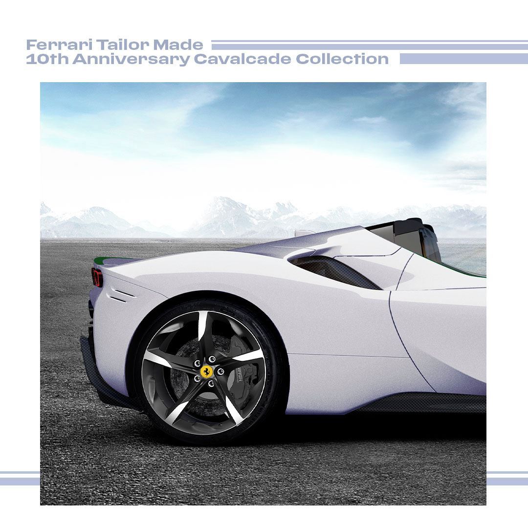 Bianco Courmayeur ... Fourth configuration dedicated to 10th anniversary of Ferrari Cavalcade