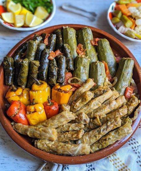 Egyptian Vegetarian Stuffed Vegetables Recipe AKA Mahashy