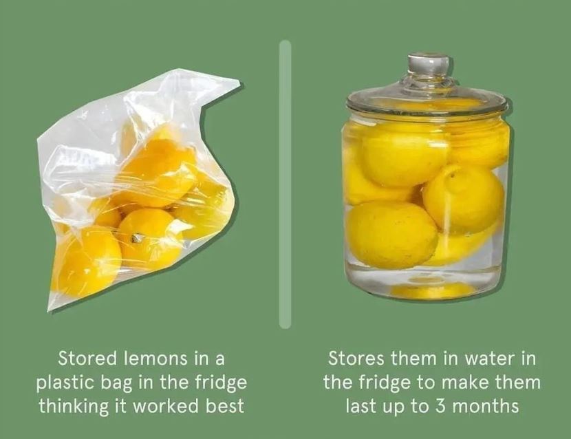 How to Store Lemons for a Longer Time in the Fridge