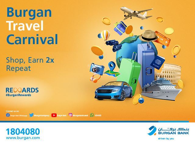 Burgan Bank launches the Travel Carnival campaign