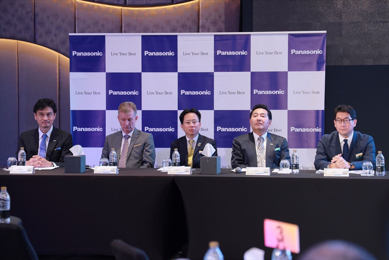 From Left to Right - Takashi Sasaki, Director Consumer Marketing; John Hardy, Director Consumer Sales;  Hiroyuki Shibutani, Managing Director PMMAF; Hidetoshi Kaneko - Director, System Solutions and Communications Division; Eiji Ito - Managing Director PEWMEA