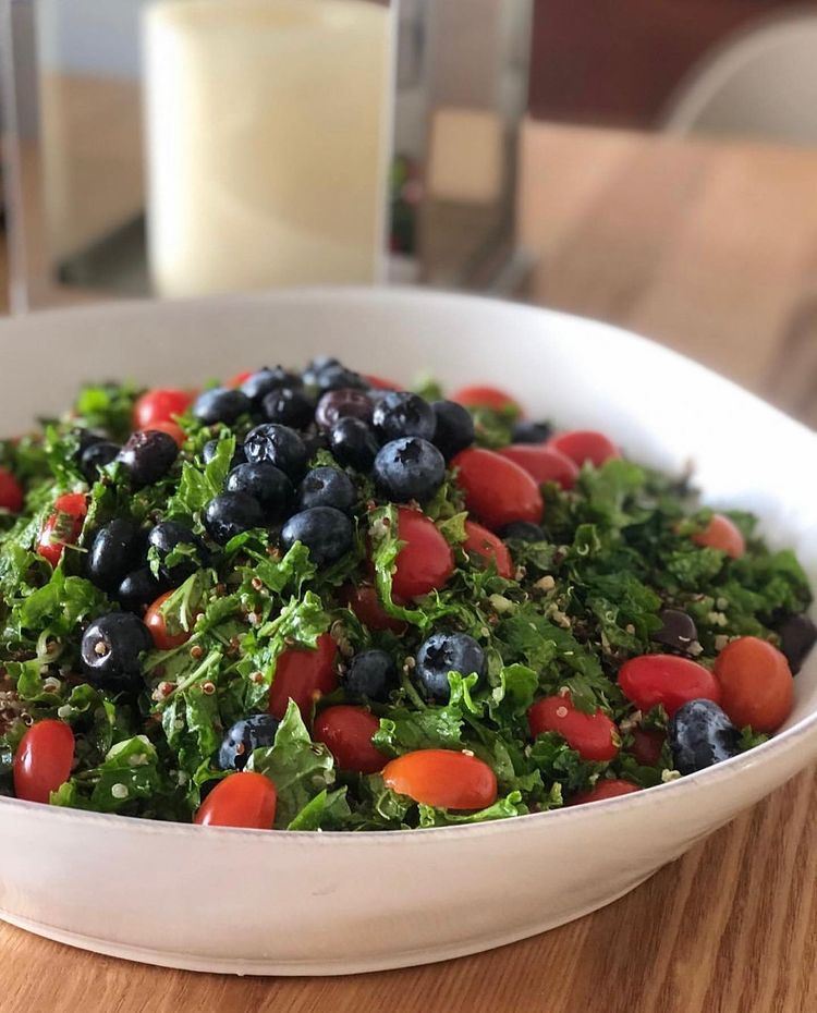 Recipe of Quinoa blueberry kale Fresh Salad