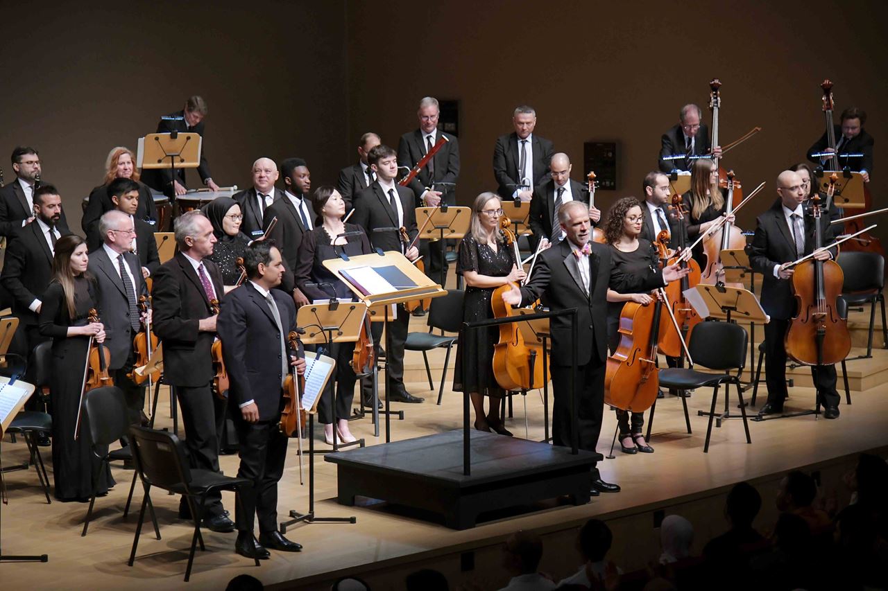 Al Ahmadi Music Group during the Beethoven Concert