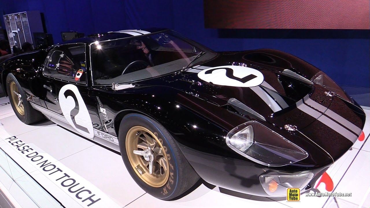 السيارة الفائزة في سباق "لو مان" عام 1966 -  فورد جي تي 40 