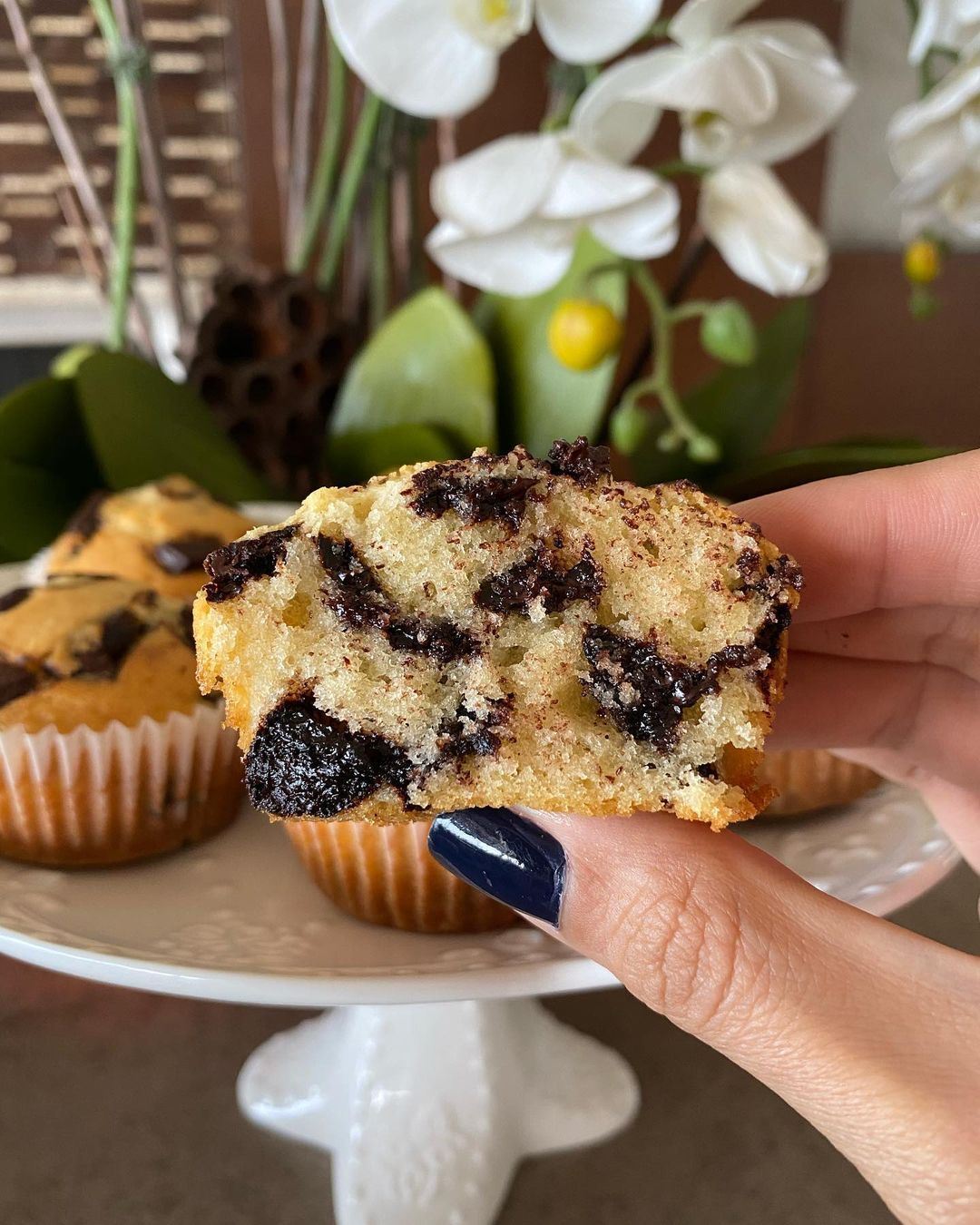 Right Ingredients for soft and buttery Chocolate chip muffins