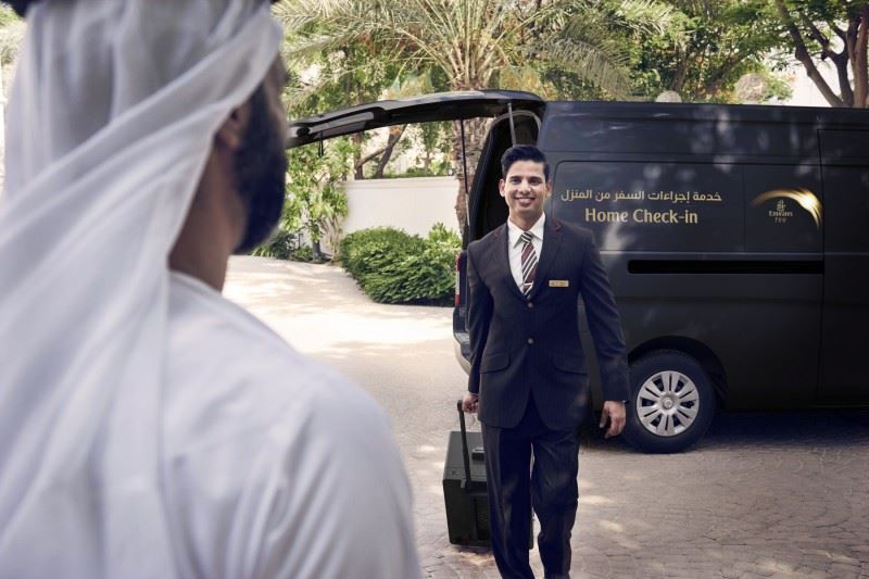 Emirates launches complimentary Home Check-in service for First Class Customers