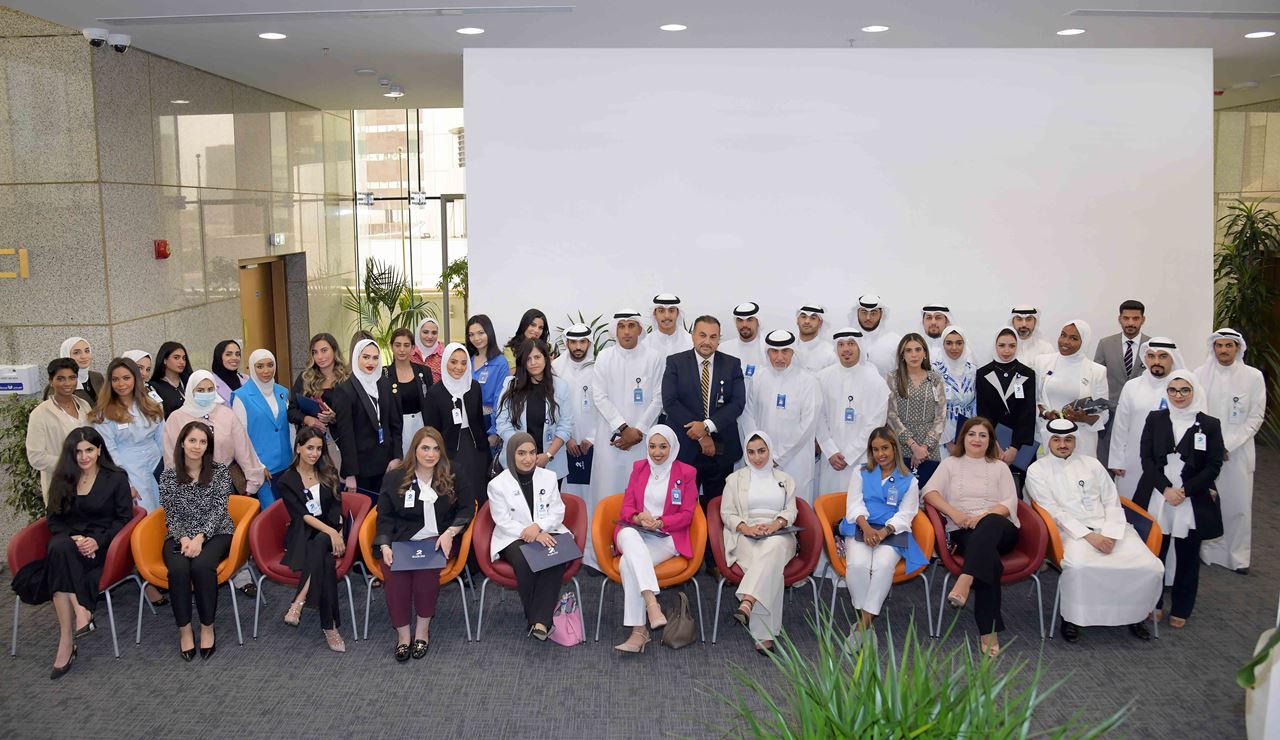 The Burgan Retail Banking Academy graduates during the ceremony