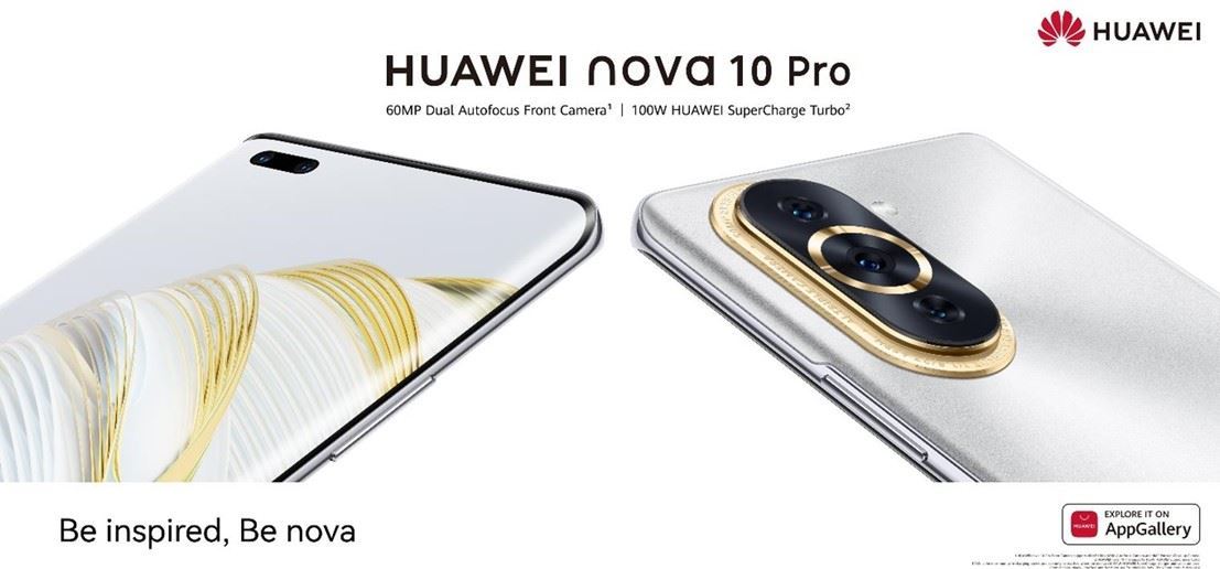 6 reasons why the new HUAWEI nova 10 Pro is the beautiful trendy flagship smartphone with the ultimate front camera and fastest charging we’ve all been waiting for!