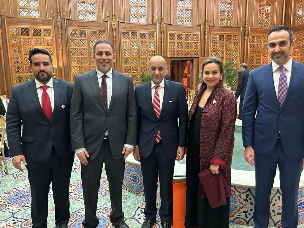 Burgan Bank delegation with the Kuwait Ambassador to the US, H.E. Mr. Jasem Albudaiwi