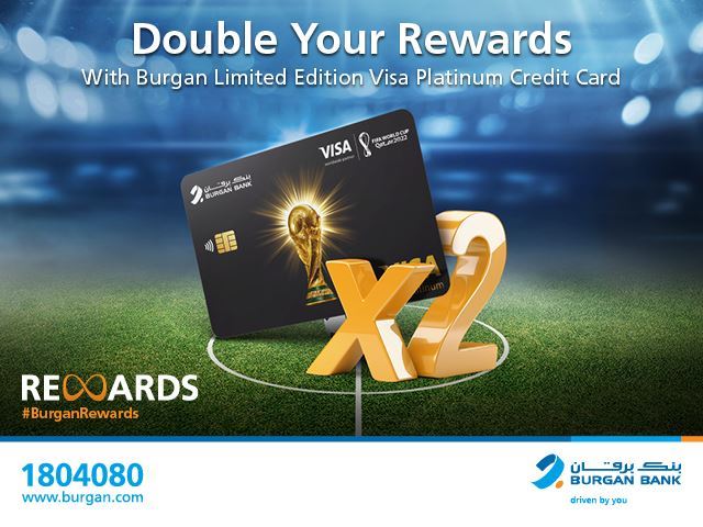 Burgan Bank Launches Double Your Rewards with limited edition Visa Platinum Credit Card