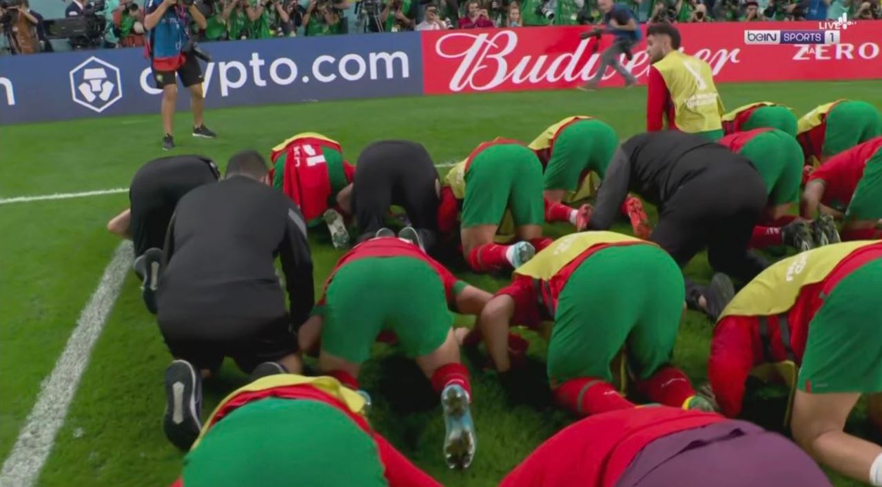 اجمل اللقطات من الفوز التاريخي لمنتخب المغرب على اسبانيا في كأس العالم