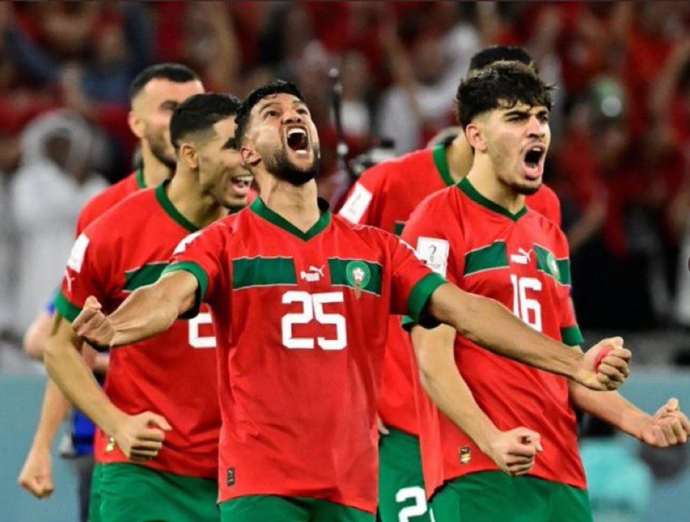 اجمل اللقطات من الفوز التاريخي لمنتخب المغرب على اسبانيا في كأس العالم