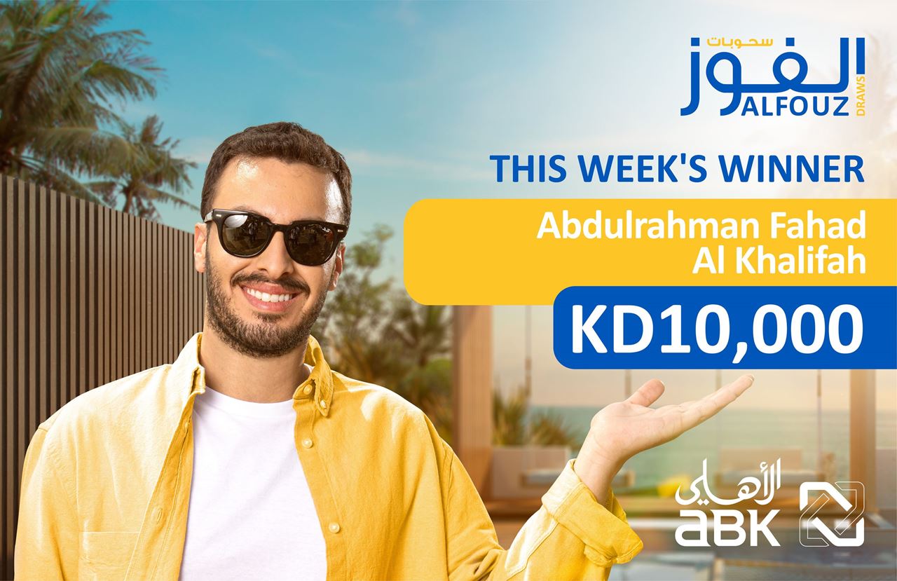 ABK Announces the Winner of The Alfouz account Weekly Draw