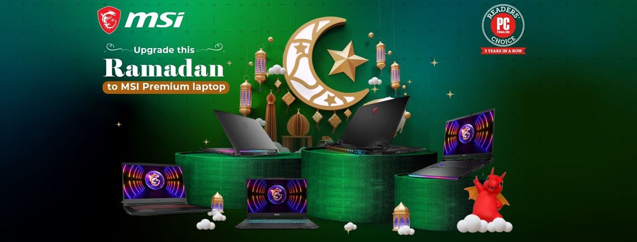 MSI  تطلق دليل الشراء لشهر رمضان في الإمارات العربية المتحدة مع خصومات حصرية على أجهزة الكمبيوتر المحمولة