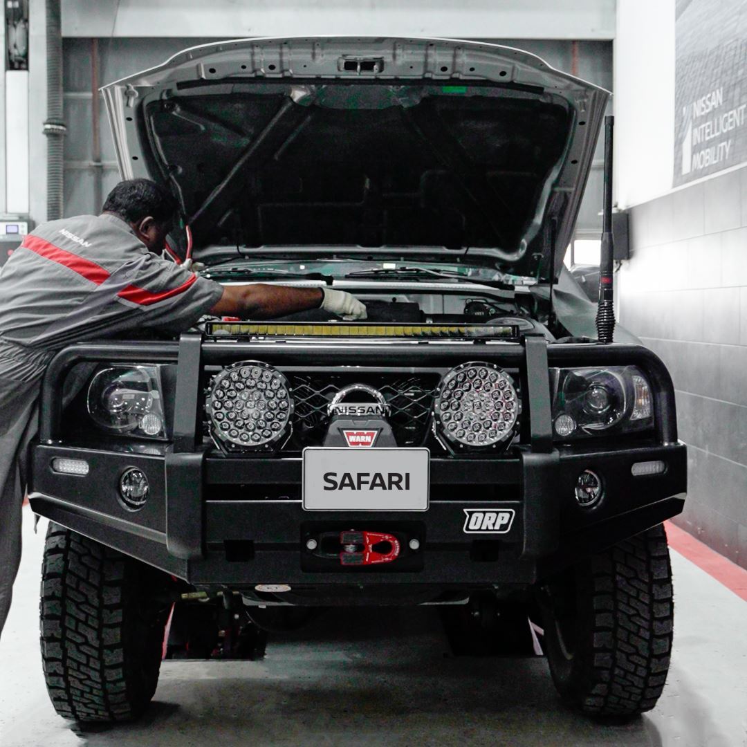 AABC wishes Khaled Al Mutairi a safe journey on his 50-day expedition in Nissan Safari