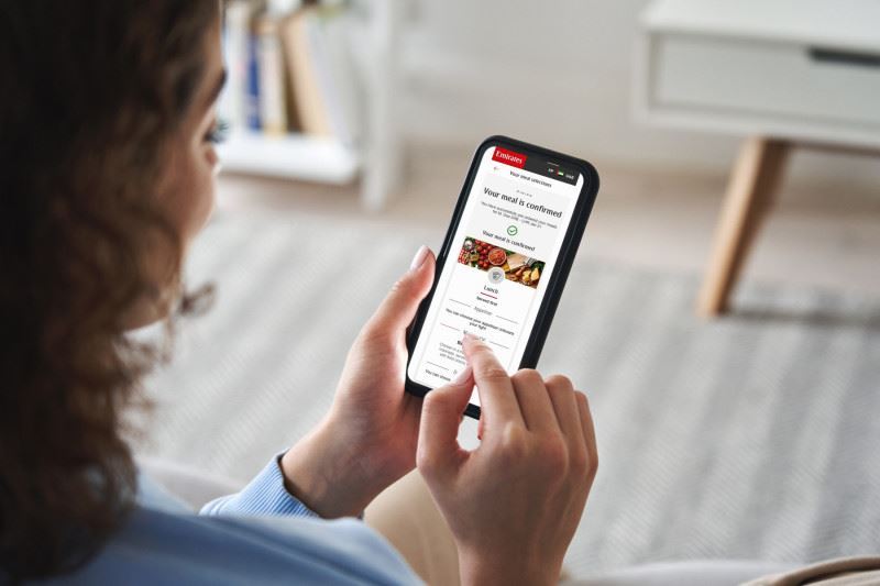 Emirates introduces onboard Meal Preordering Service