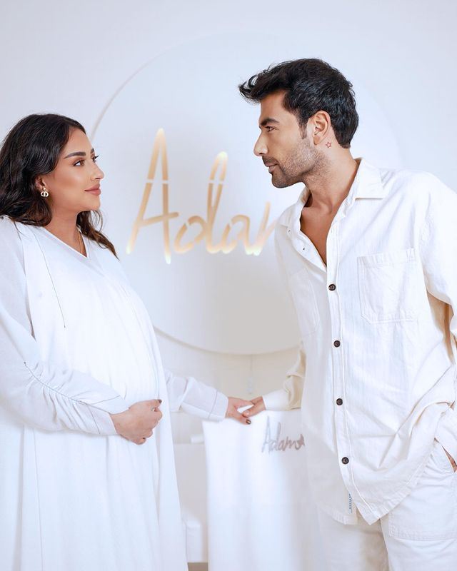 Farah Al Hady and Aqeel Al Raisi Welcome their first baby "Adam"