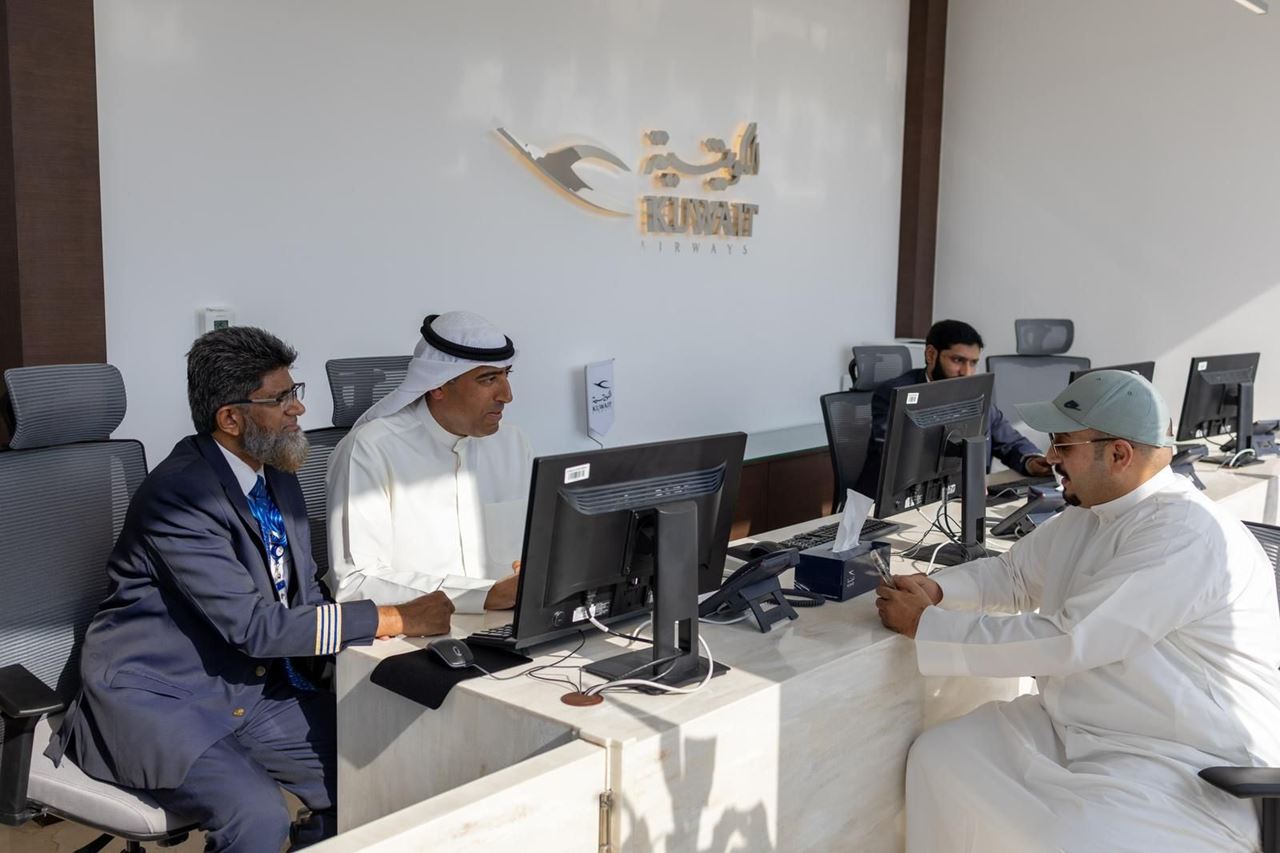 الخطوط الجوية الكويتية تفتتح مكتبها للمبيعات في صباح السالم