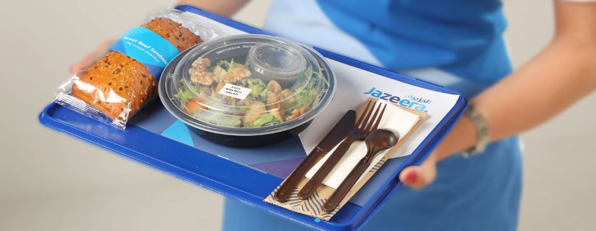 Jazeera Airways reduces in-flight single use plastic