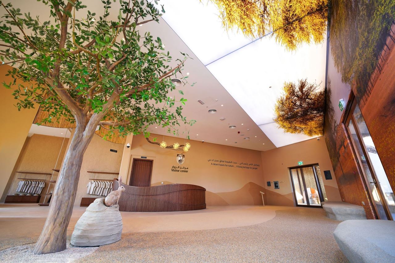 افتتاح مركز جديد للزوار في محمية دبي الصحراوية