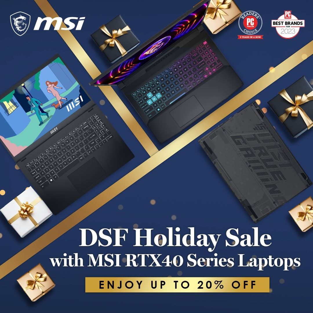 MSI’s Exclusive December 2023 Festive Promotions on Laptops