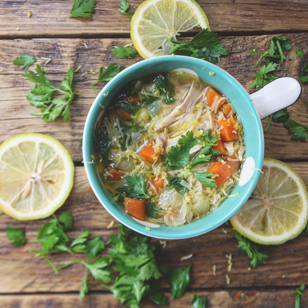 Healthy and Rich Chicken Vermicelli Soup Recipe