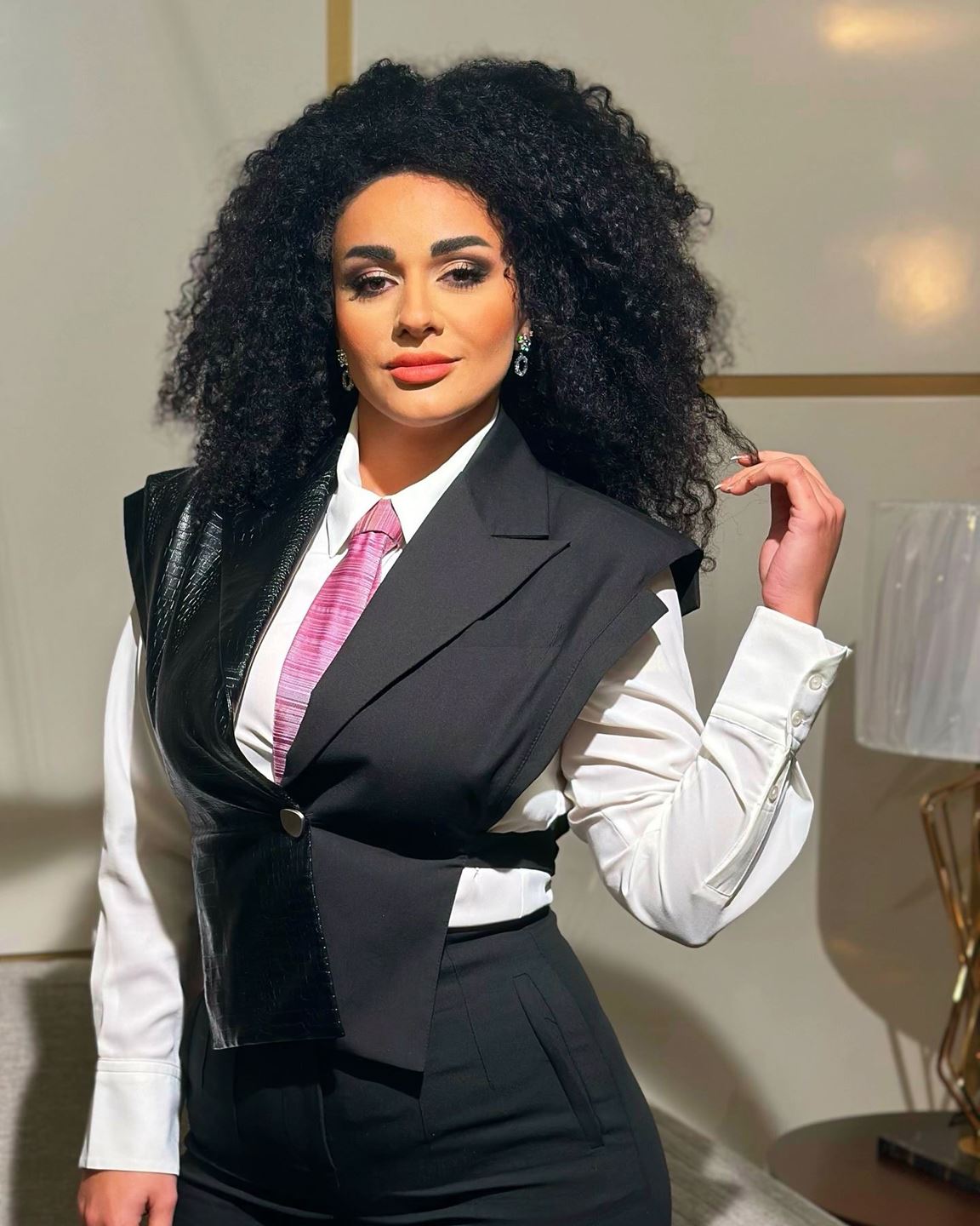 الممثلة الكوميدية  أريج الحاج