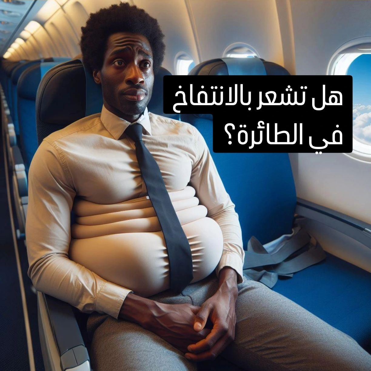 ما هي أسباب الانتفاخ في الطائرة وكيف نخففه؟