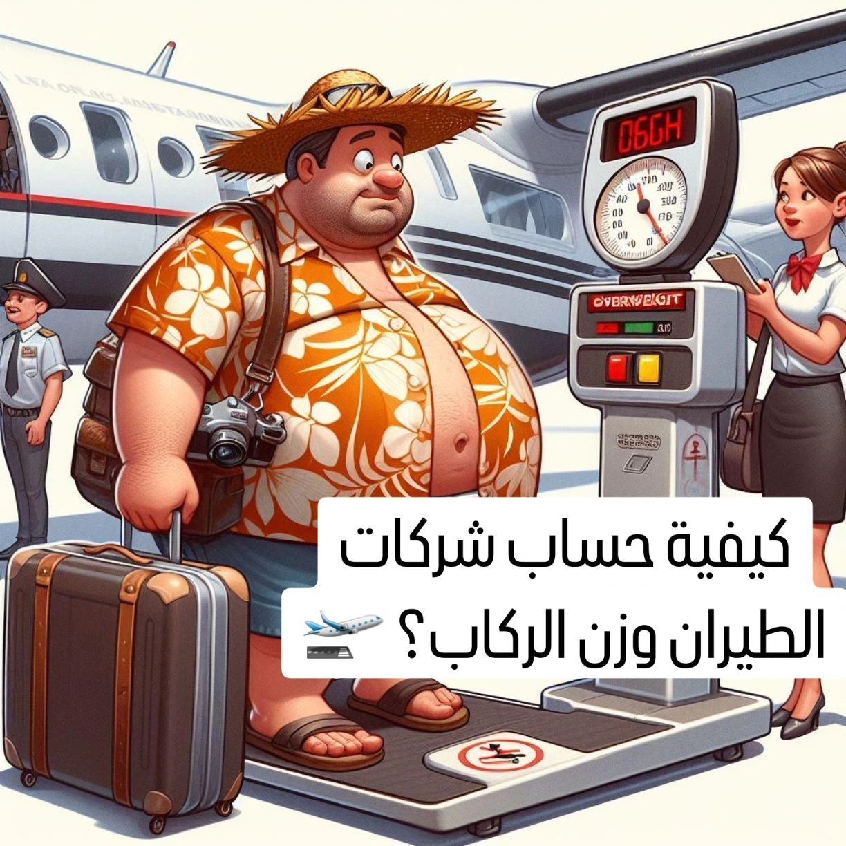 كيف تحسب شركات الطيران وزن الركاب؟