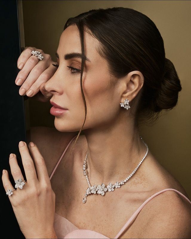 Lebanese TV Presenter Annabella Hilal in Damas Diamond