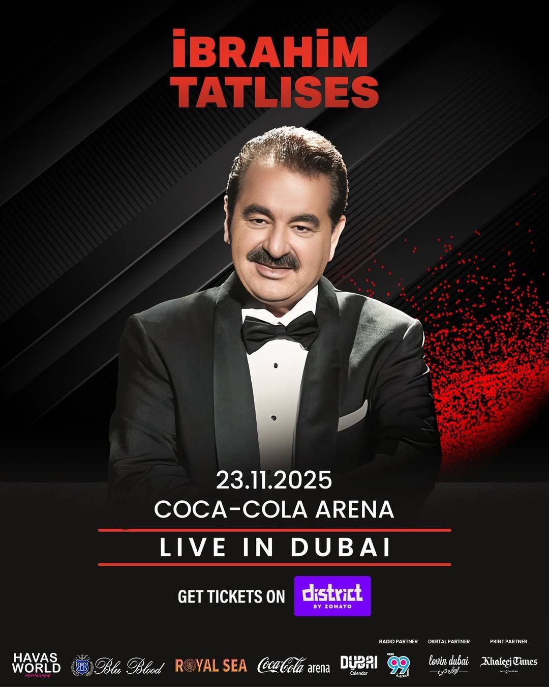 Ibrahim Tatlıses Live in Dubai – November 23, 2025