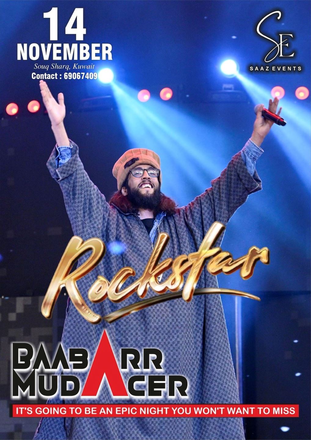 Baabarr Mudacer Live in Kuwait on November 14