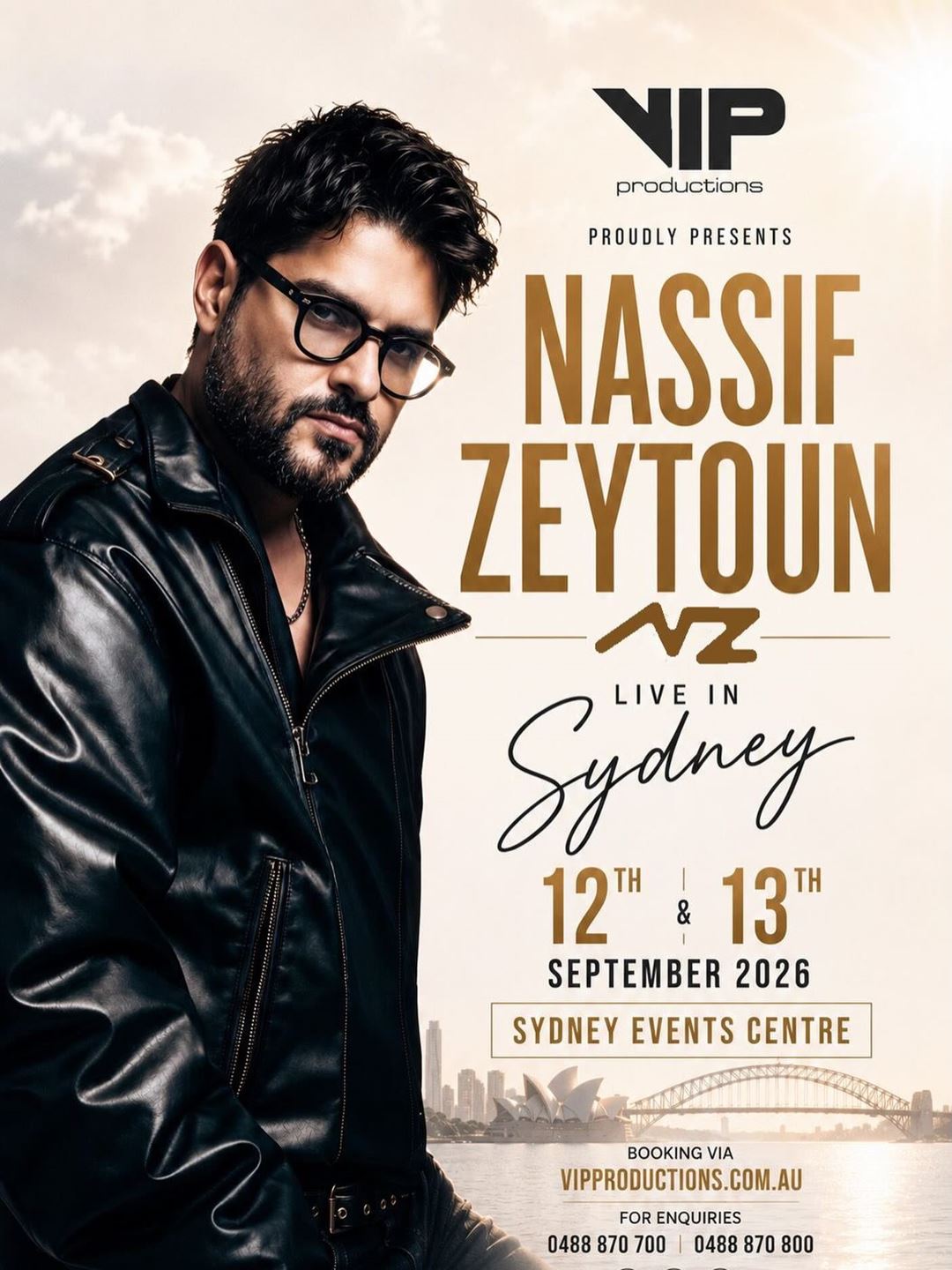 Nassif Zeytoun Announces Live Concerts in Sydney This September
