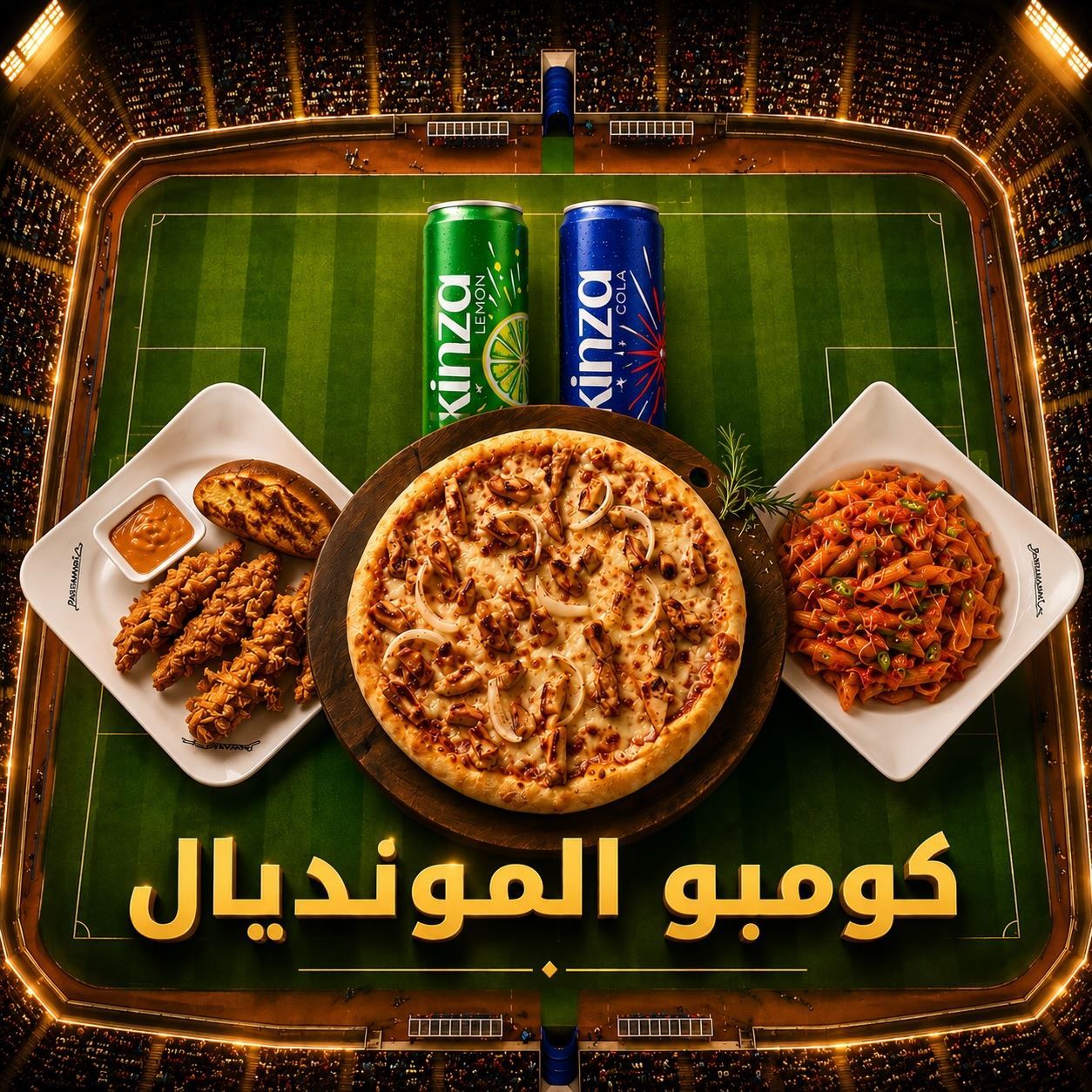 وجبات كومبو المونديال من مطعم بستامانيا في الكويت