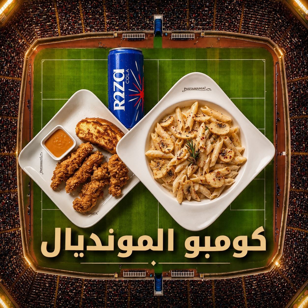 وجبات كومبو المونديال من مطعم بستامانيا في الكويت
