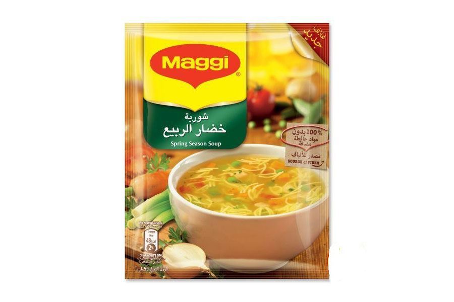 شوربة ماجي خضار الربيع