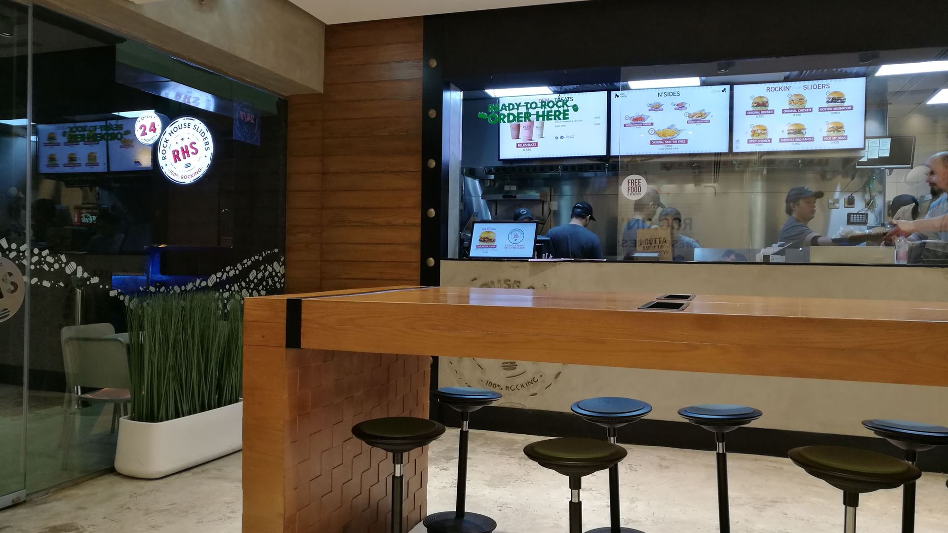 Dinner at Rock House Sliders Restaurant Sharq Branch