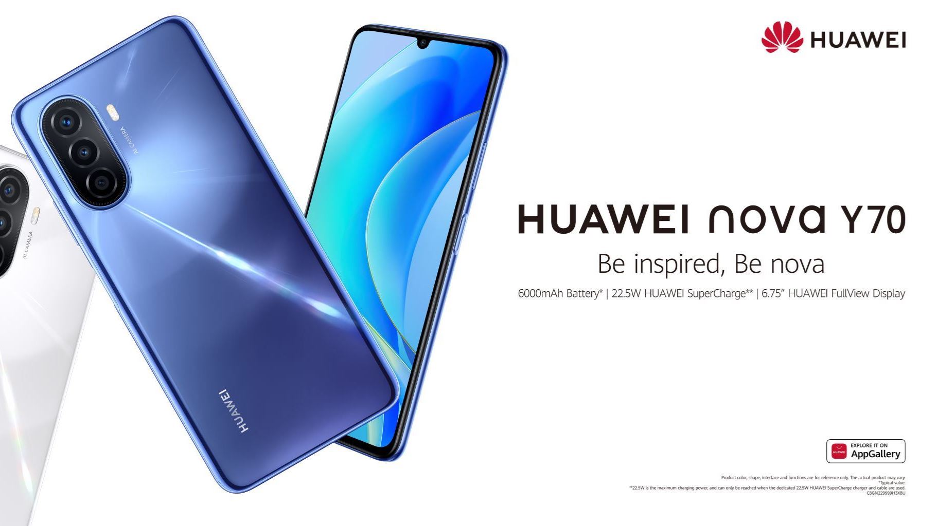Trying to figure out everything about the new HUAWEI nova Y70 ...