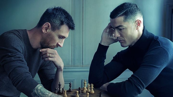 Louis Vuitton brings Cristiano Ronaldo and Lionel Messi together
