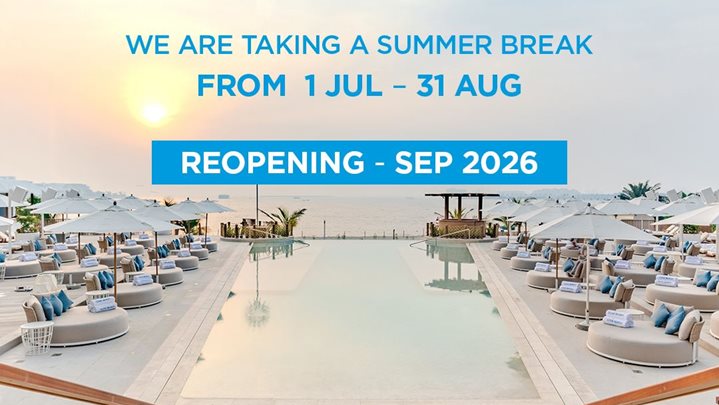 Cove Beach Dubai Announces Summer Break Until September