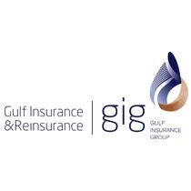 شعار شركة الخليج للتأمين وإعادة التأمين - فرع العقيلة - الكويت