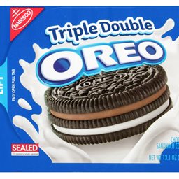 Logo of Nabisco Oreo Triple Double Chocolate